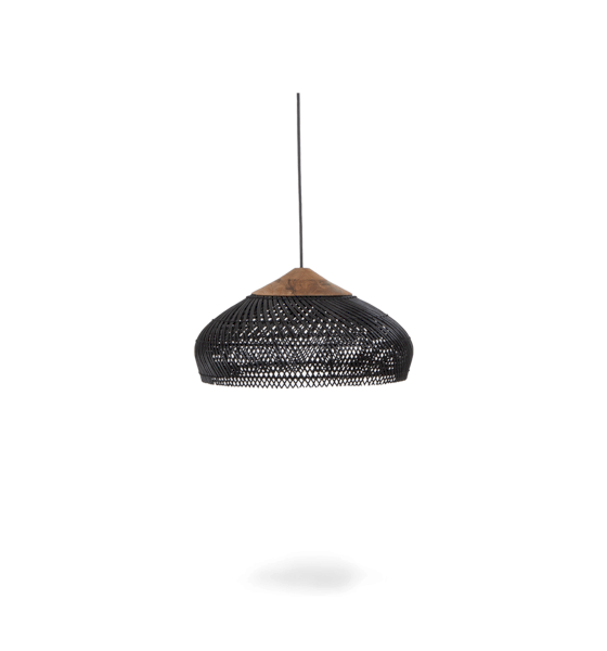 Bright Banjo Lamp Charcoal