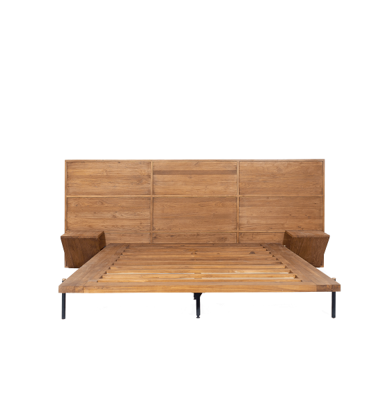 Outline Bed with Side Table